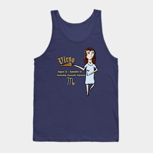 Virgo Zodiac Sign Dates & Traits Tank Top